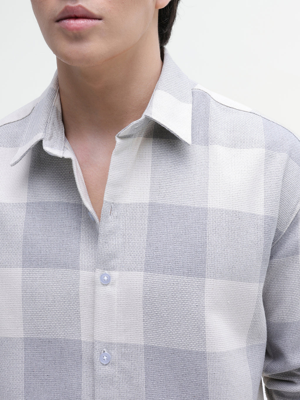 Yarn Dyed checks Relaxed Fit Shirt