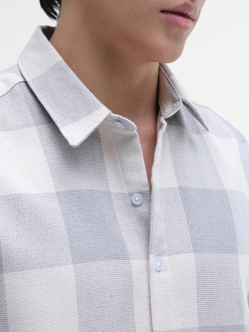 Yarn Dyed checks Relaxed Fit Shirt
