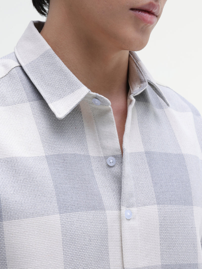 Yarn Dyed checks Relaxed Fit Shirt