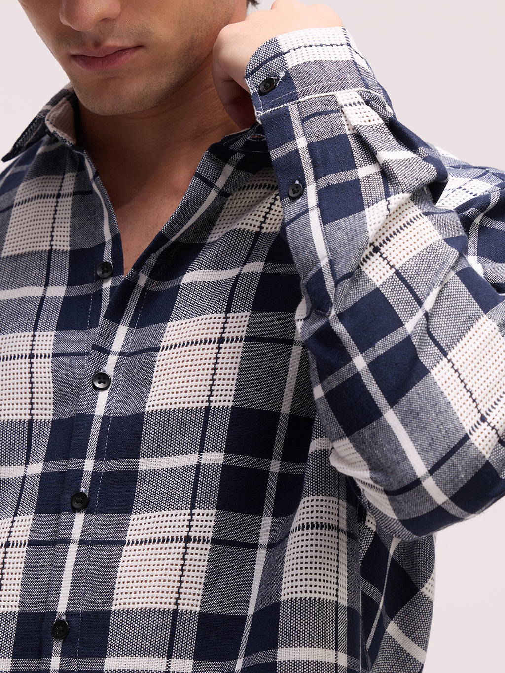Men's Yarn Dyed Checks Regular Fit Shirt
