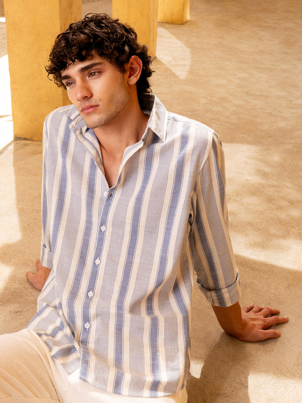 Yarn Dyed Stripes Regular Fit Shirt