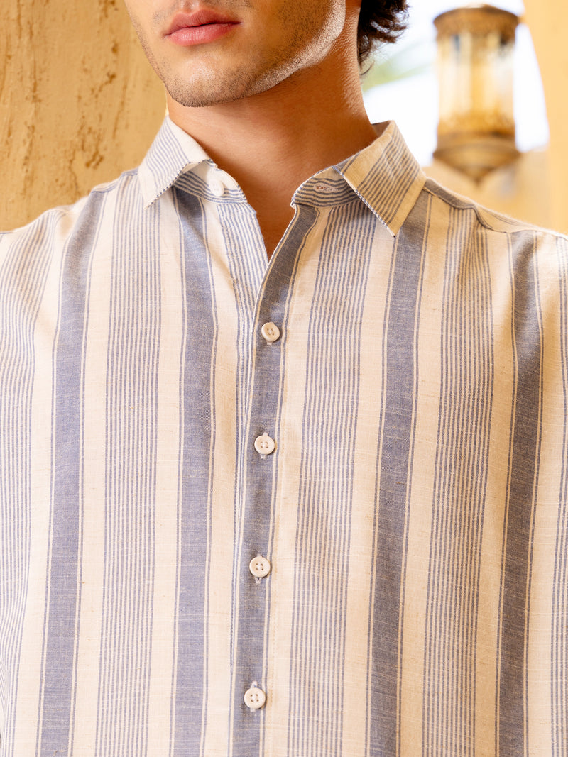 Yarn Dyed Stripes Regular Fit Shirt