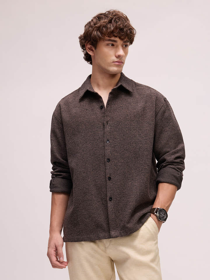 Men's Plain Grindle Regular Fit Shirt