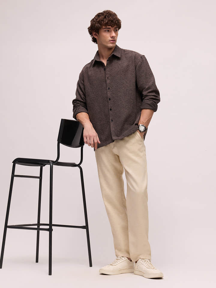Men's Plain Grindle Regular Fit Shirt