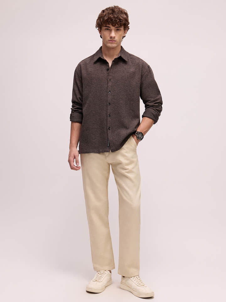 Men's Plain Grindle Regular Fit Shirt