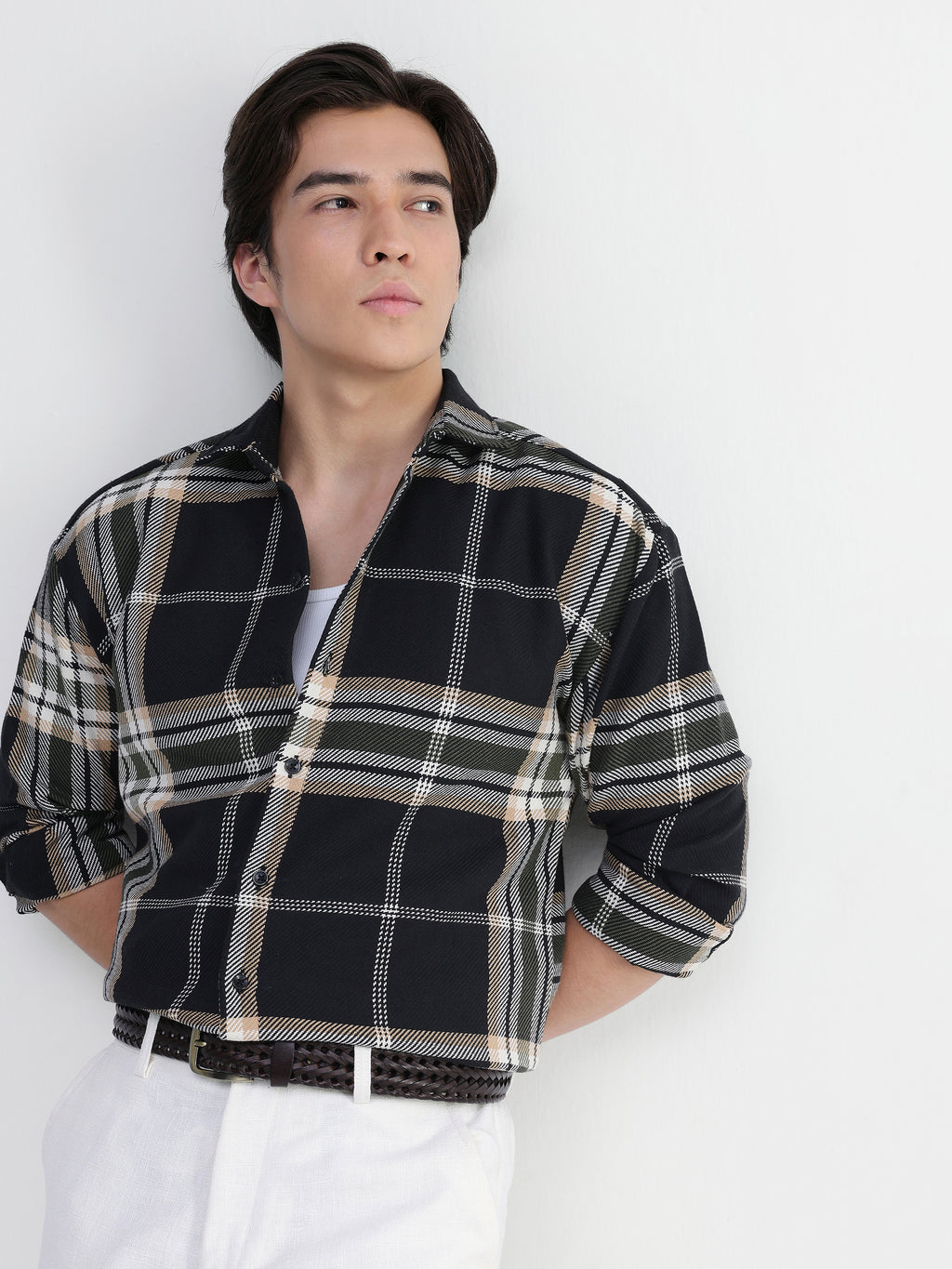 Yarn Dyed checks Regular Fit Shirt