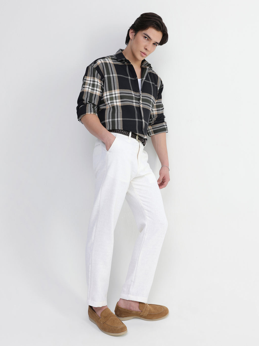 Yarn Dyed checks Regular Fit Shirt