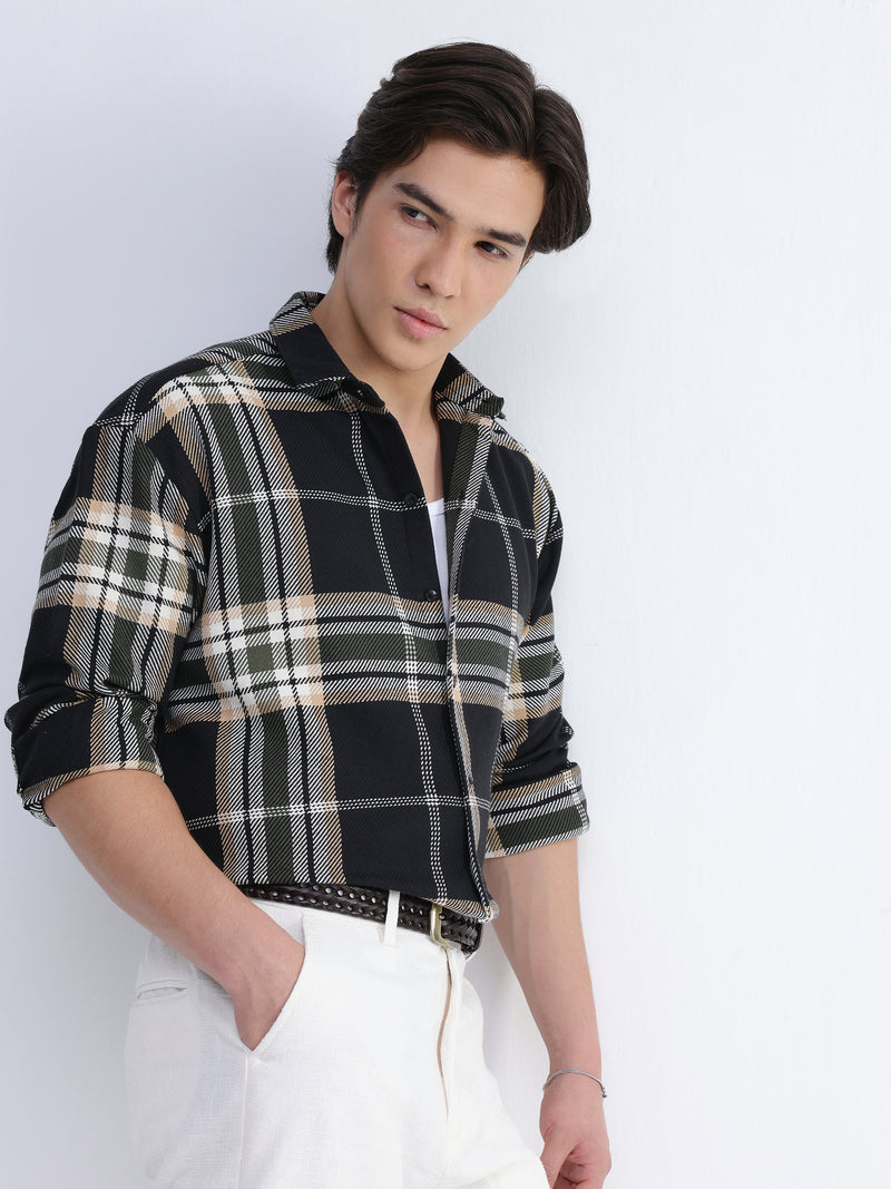 Yarn Dyed checks Regular Fit Shirt