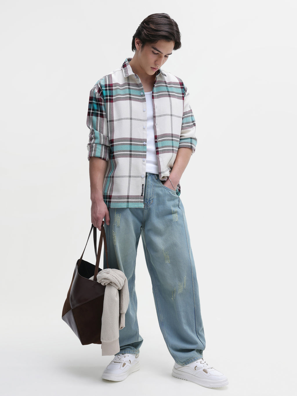 Yarn Dyed checks Regular Fit Shirt