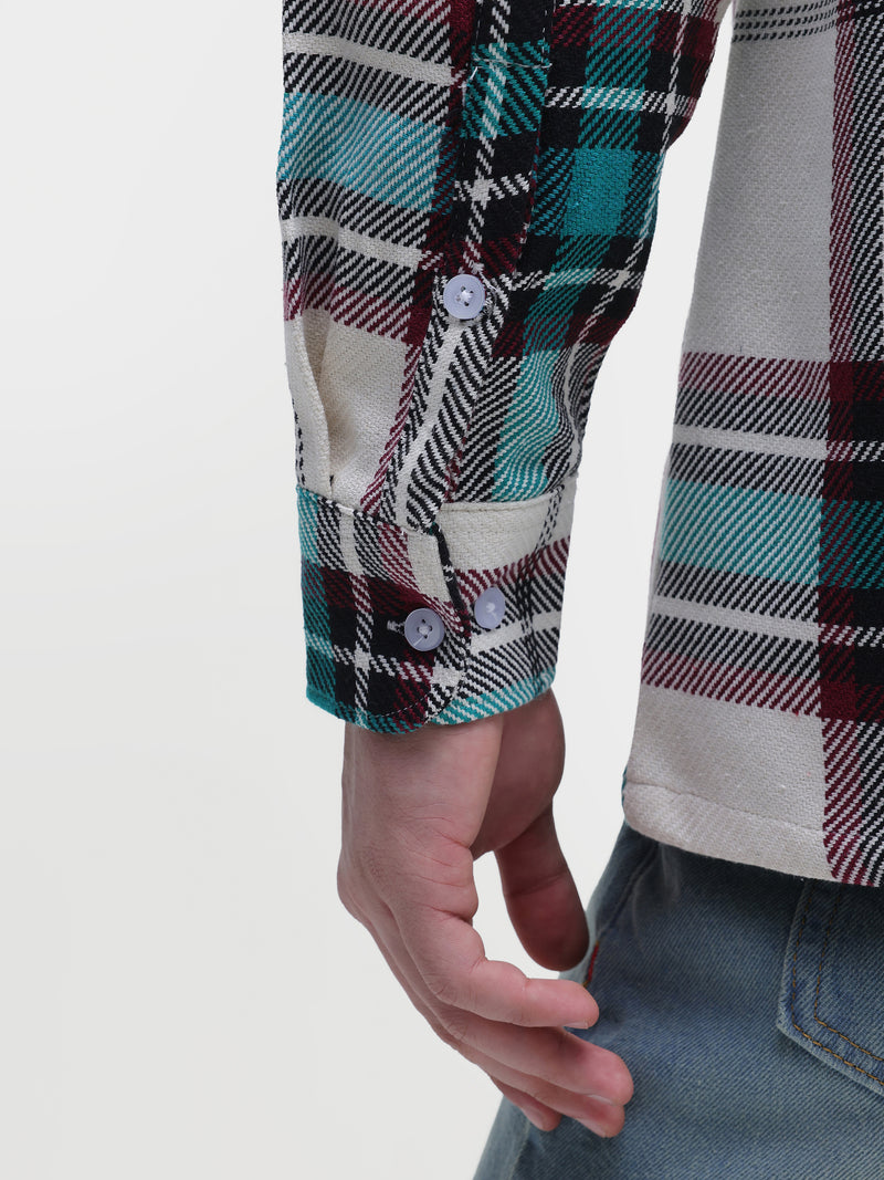 Yarn Dyed checks Regular Fit Shirt