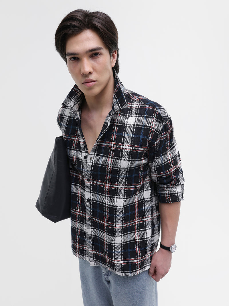 Yarn Dyed checks Regular Fit Shirt