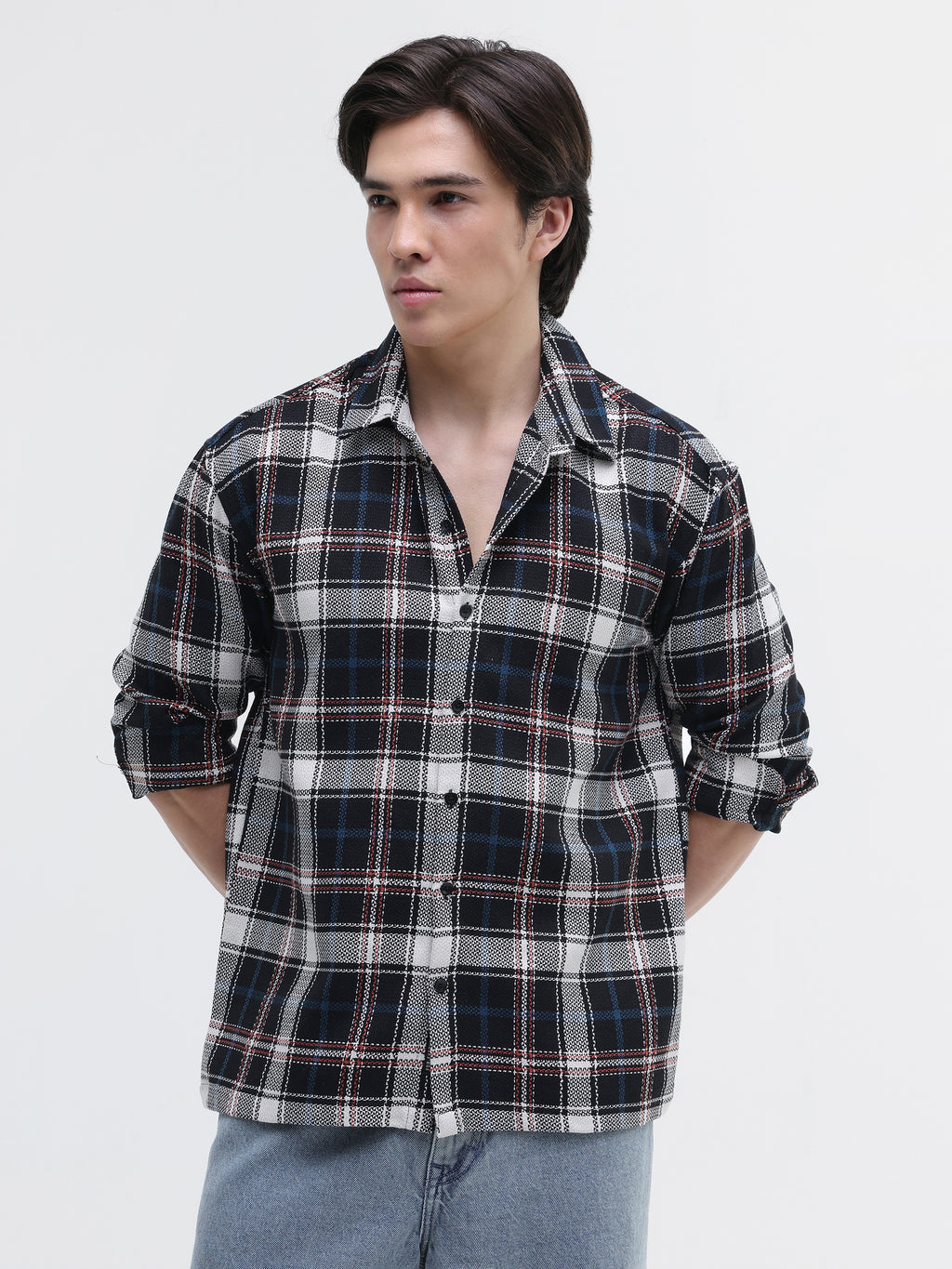 Yarn Dyed checks Regular Fit Shirt