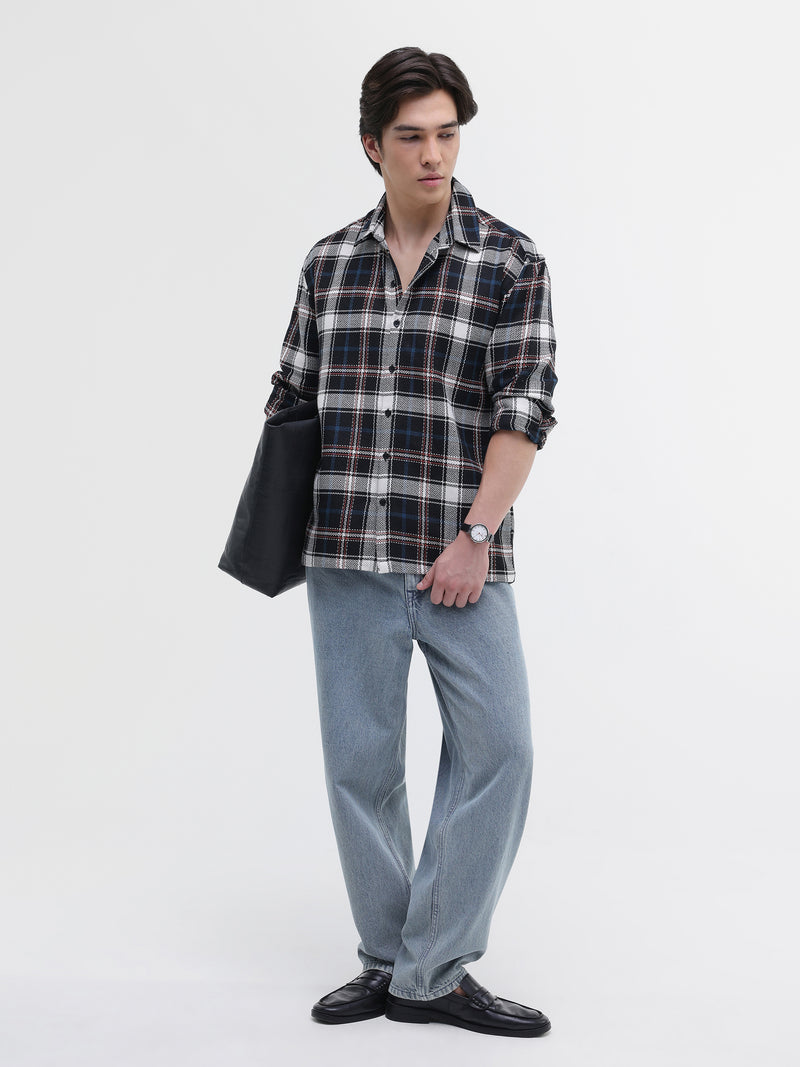 Yarn Dyed checks Regular Fit Shirt
