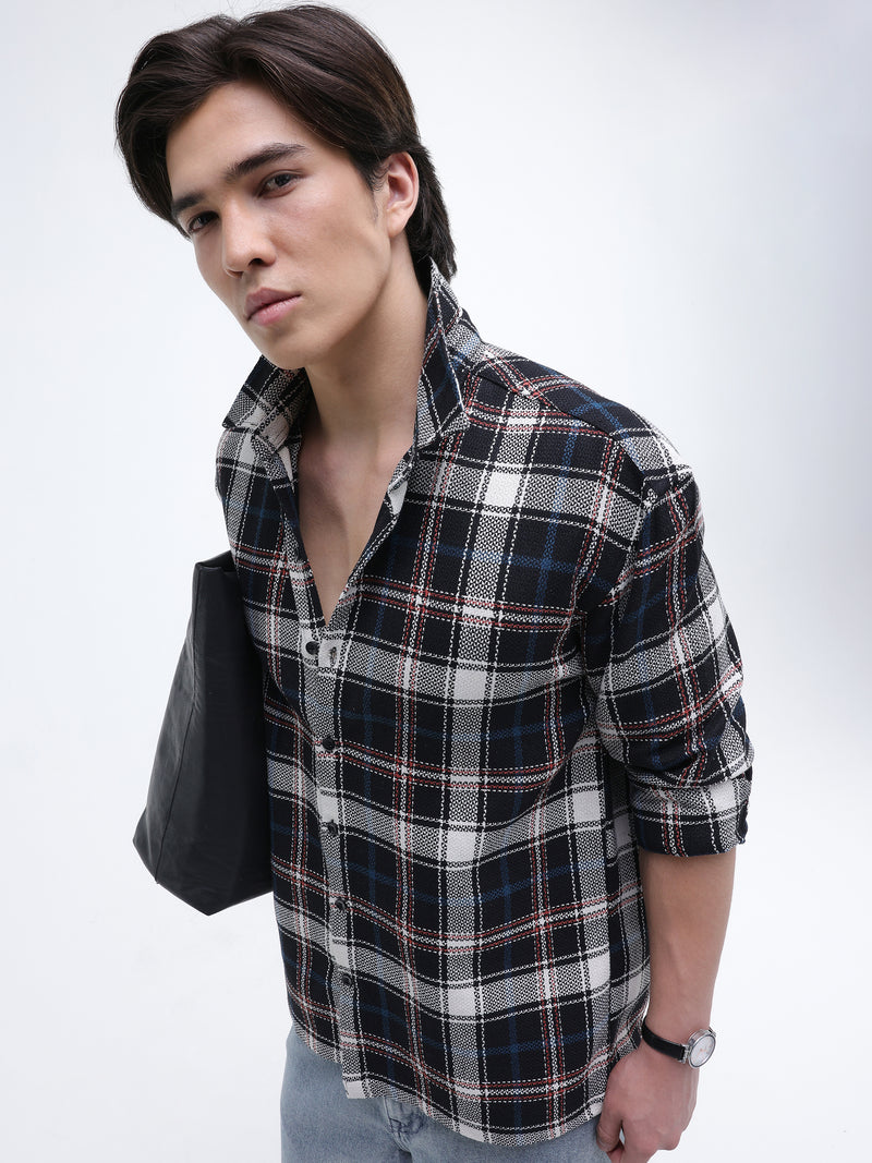 Yarn Dyed checks Regular Fit Shirt