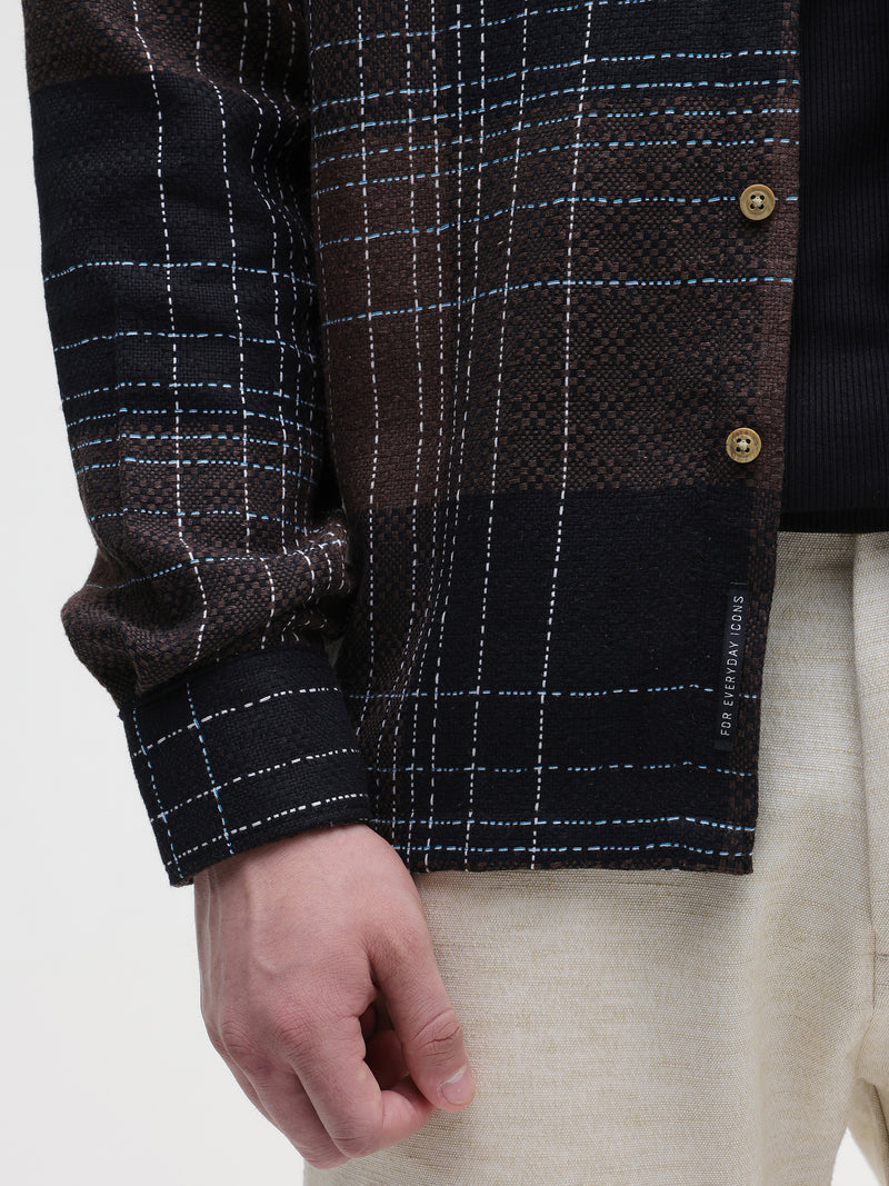 Yarn Dyed checks Regular Fit Shirt