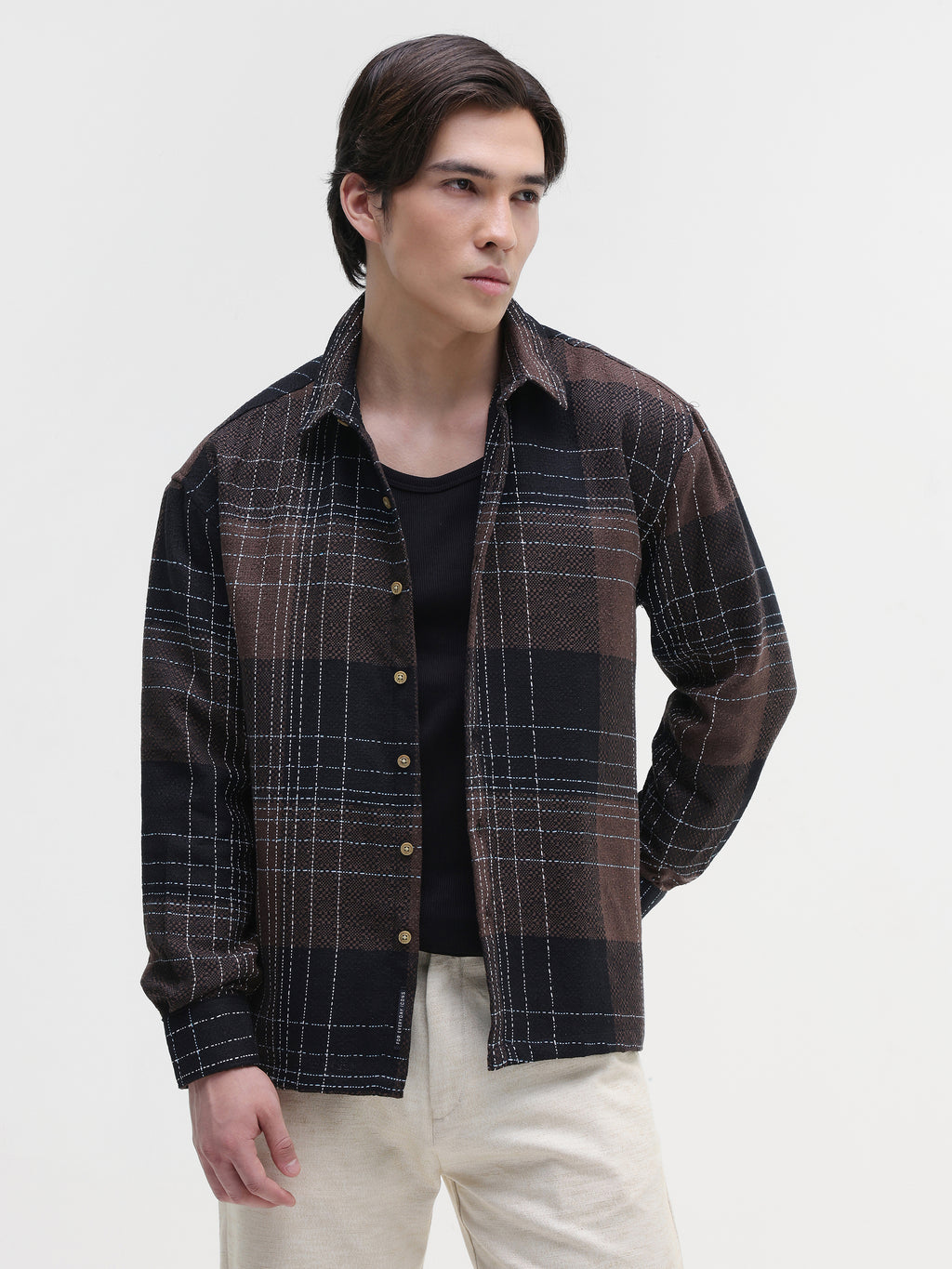Yarn Dyed checks Regular Fit Shirt