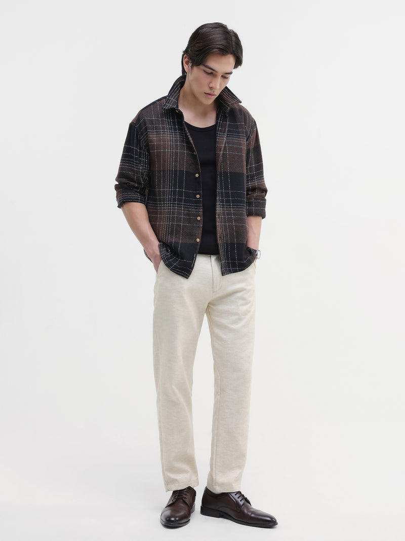 Yarn Dyed checks Regular Fit Shirt