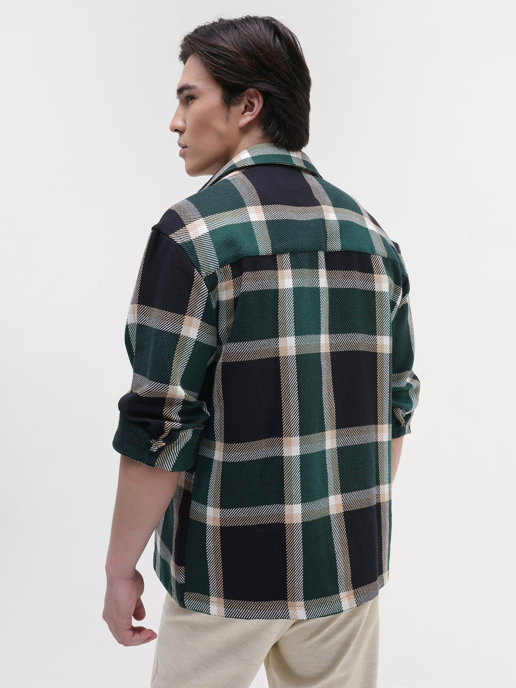 Yarn Dyed checks Relaxed Fit Shirt
