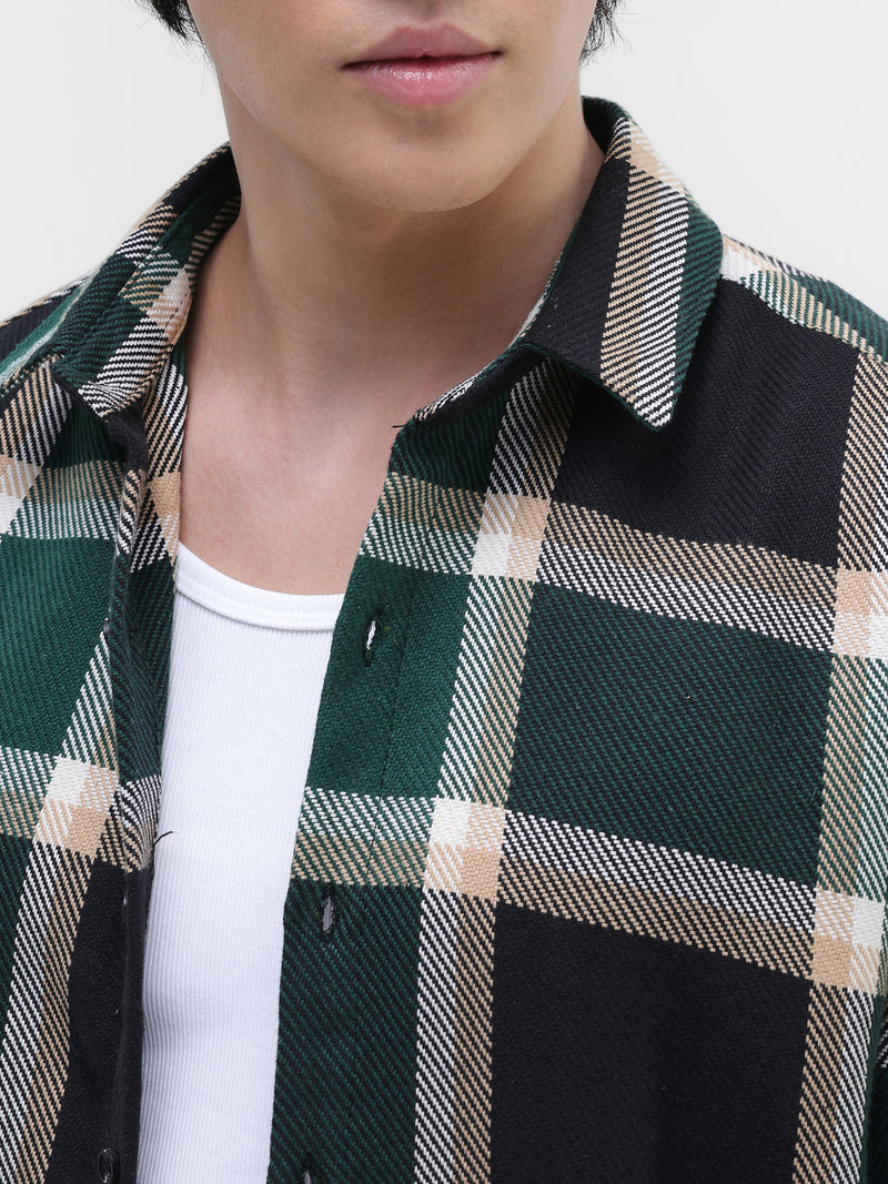 Yarn Dyed checks Relaxed Fit Shirt