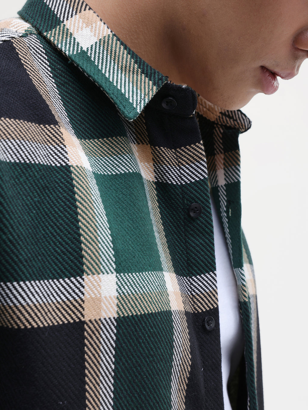 Yarn Dyed checks Relaxed Fit Shirt