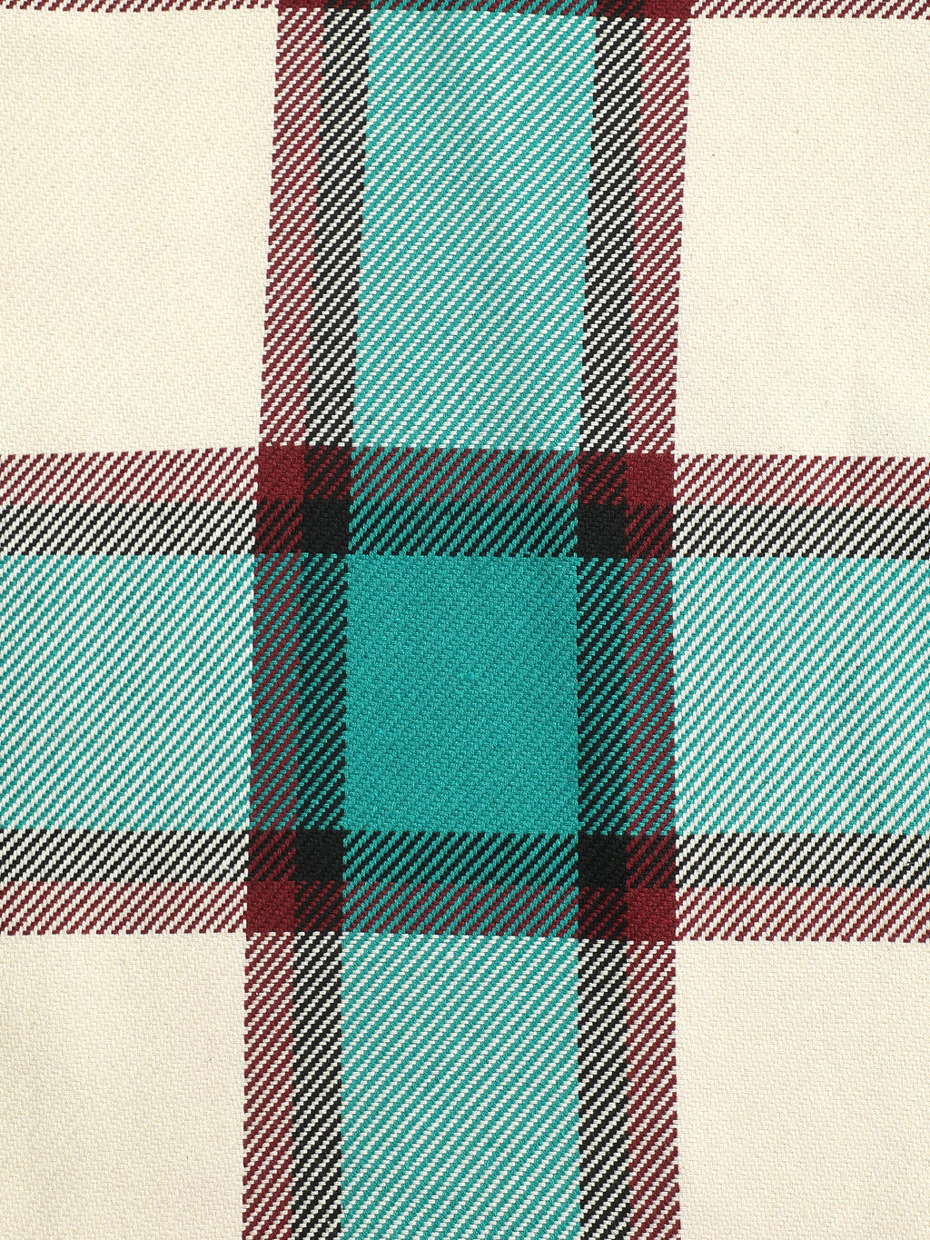 CAHOOT Turquoise Yarn-Dyed Checked Oversized Fit Shirt - view 8