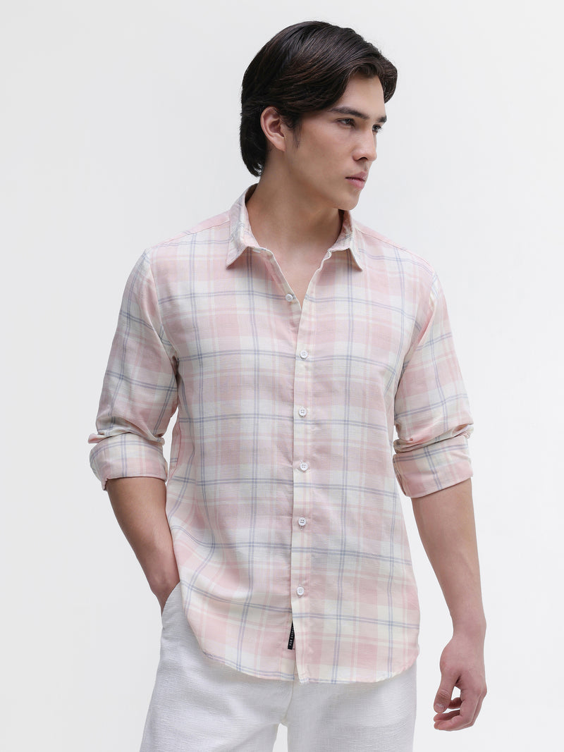 Yarn Dyed checks Regular Fit Shirt