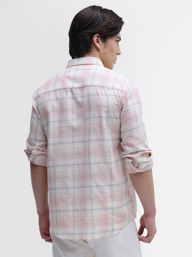 Yarn Dyed checks Regular Fit Shirt