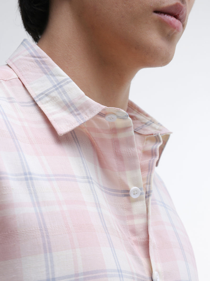 Yarn Dyed checks Regular Fit Shirt
