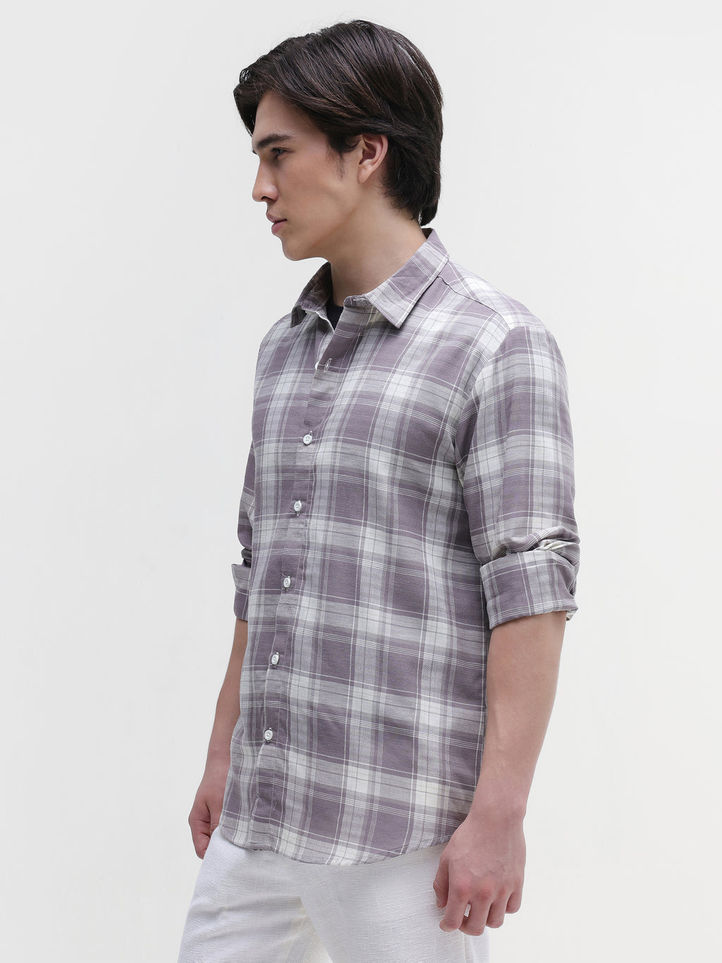 Yarn Dyed checks Regular Fit Shirt