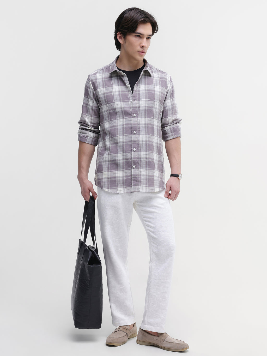Yarn Dyed checks Regular Fit Shirt