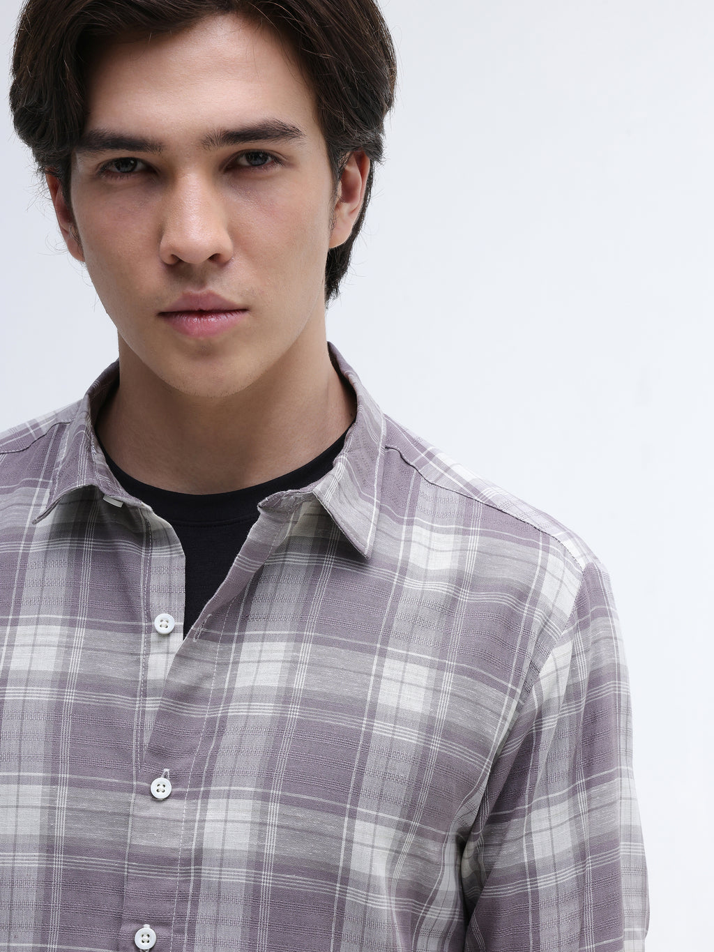 Yarn Dyed checks Regular Fit Shirt