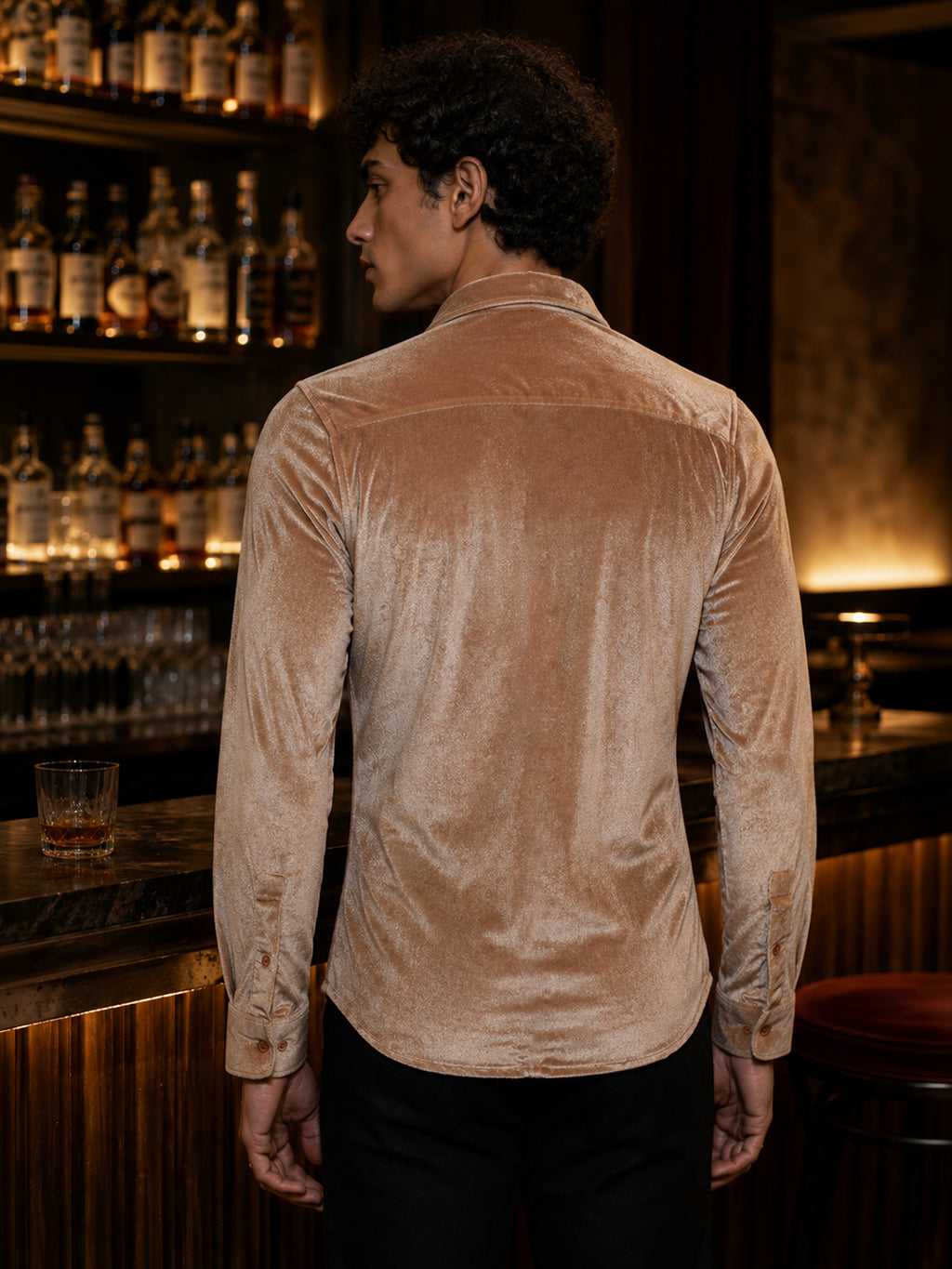 CAHOOT Men's Brown Solid Shirt - view 3