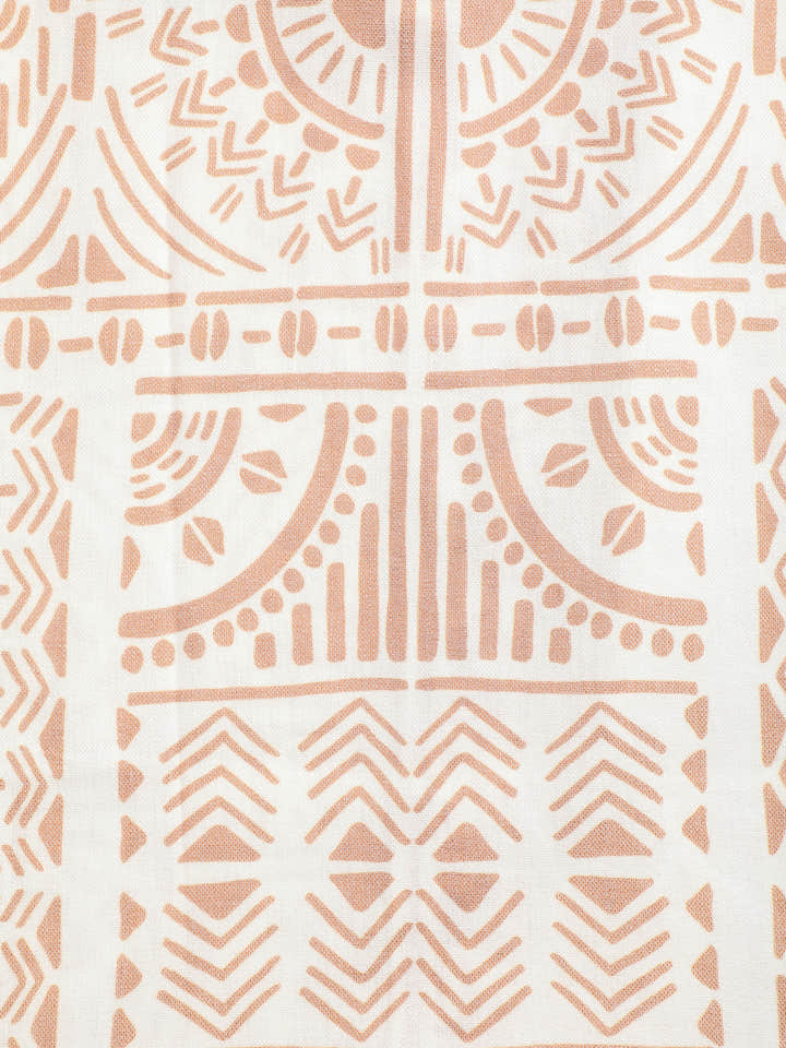 CAHOOT Men's Camel Brown Printed Shirt - view 8