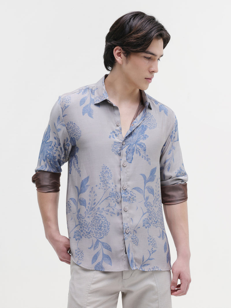 All Over Print Slim Fit Shirt