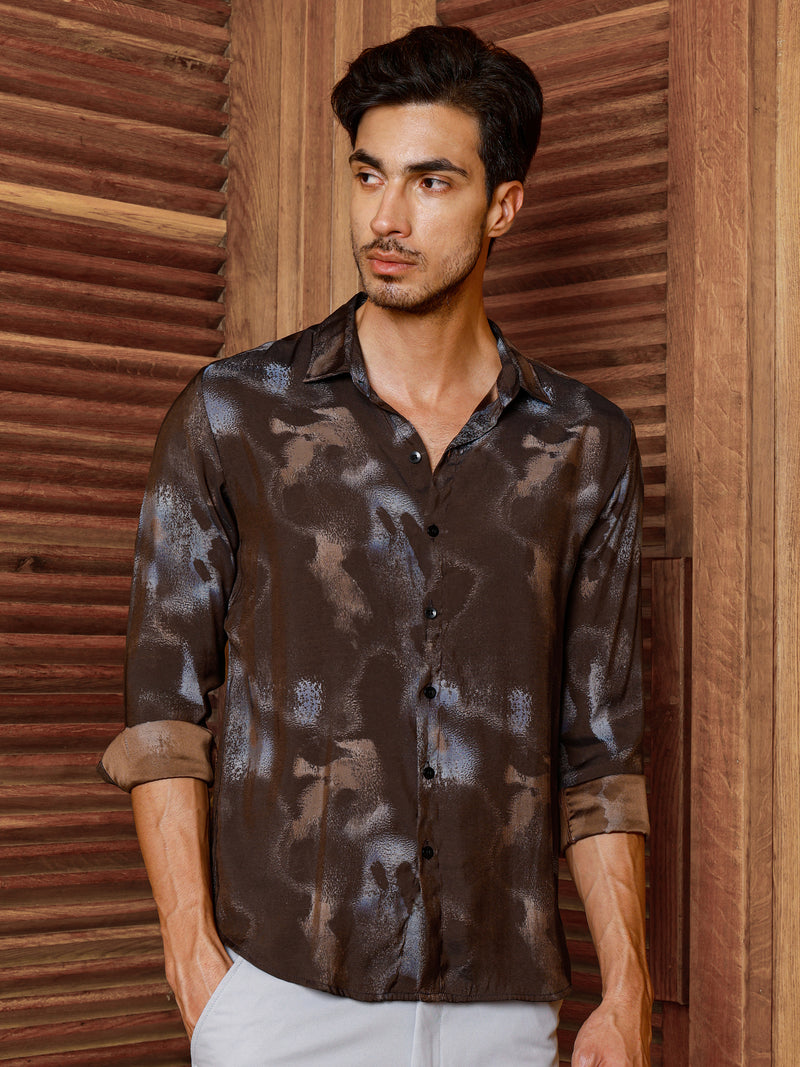 CAHOOT Men's Multicolour Printed Shirt - view 2
