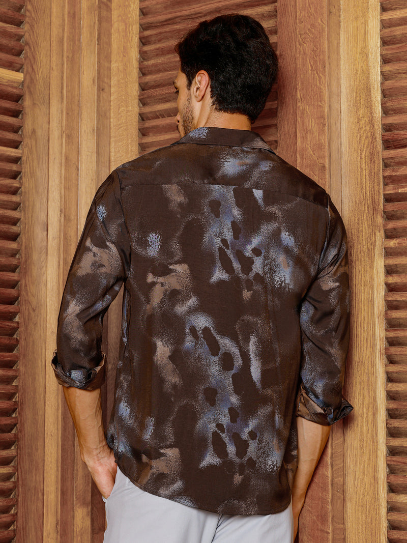 CAHOOT Men's Multicolour Printed Shirt - view 4
