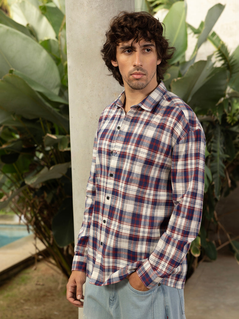 CAHOOT Men's Red Checks Shirt - view 3