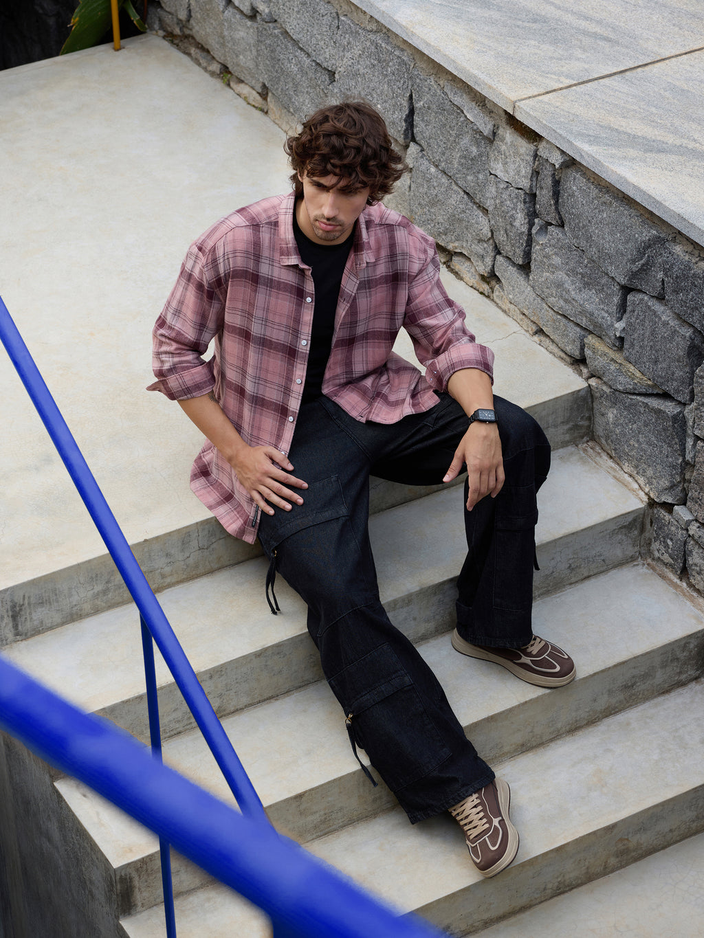 CAHOOT Men's Multicolour Checks Shirt - view 6