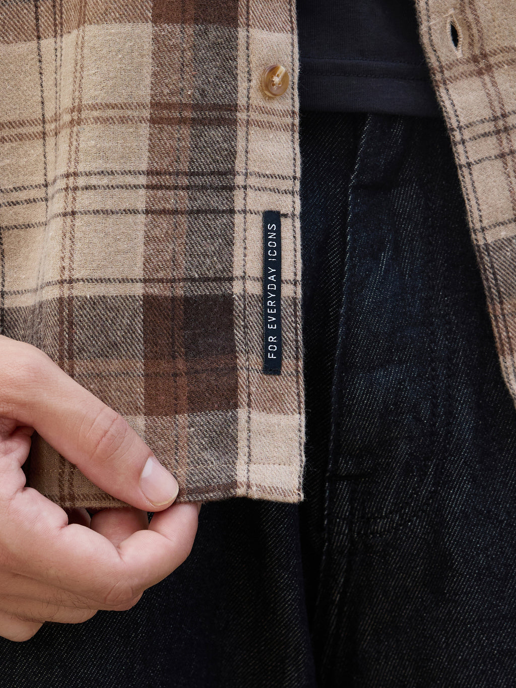 CAHOOT Men's Brown Checks Shirt - view 8