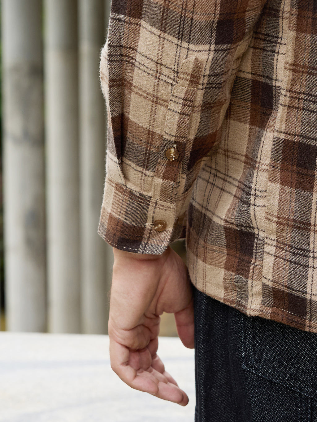 CAHOOT Men's Brown Checks Shirt - view 9