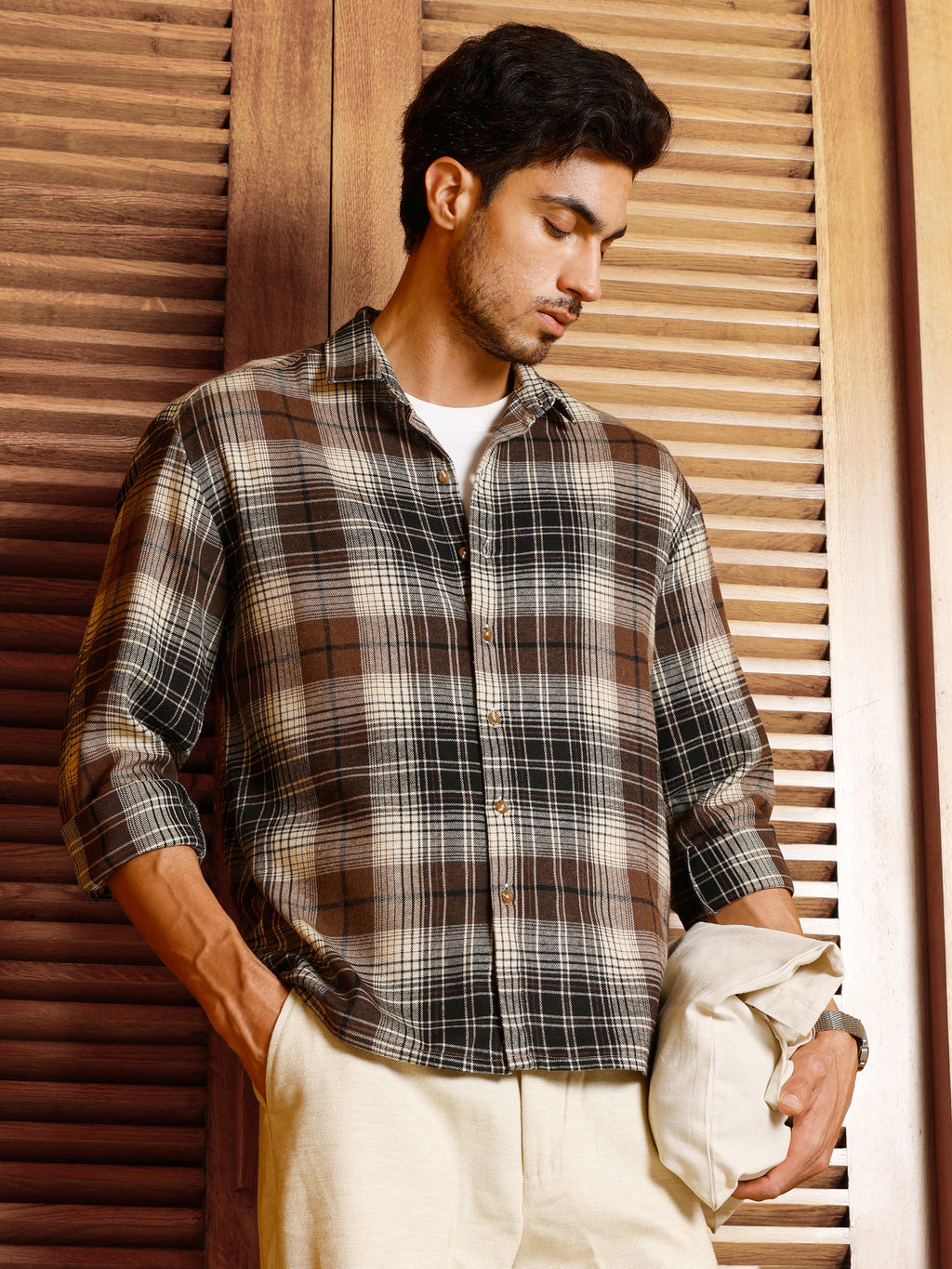 CAHOOT Men's Multicolour Checks Shirt - view 1