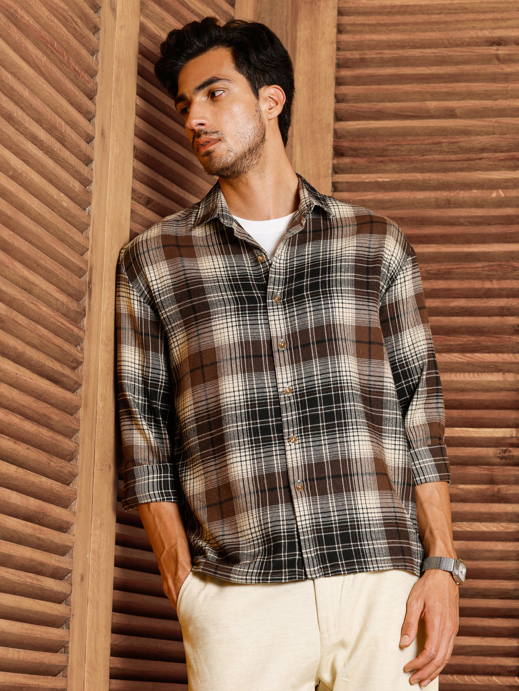 CAHOOT Men's Multicolour Checks Shirt - view 2