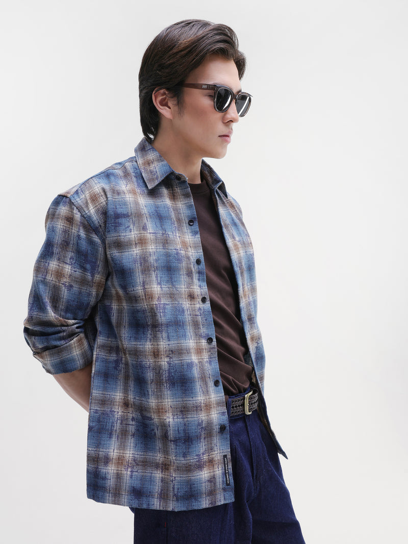 Yarn Dyed checks Regular Fit Shirt