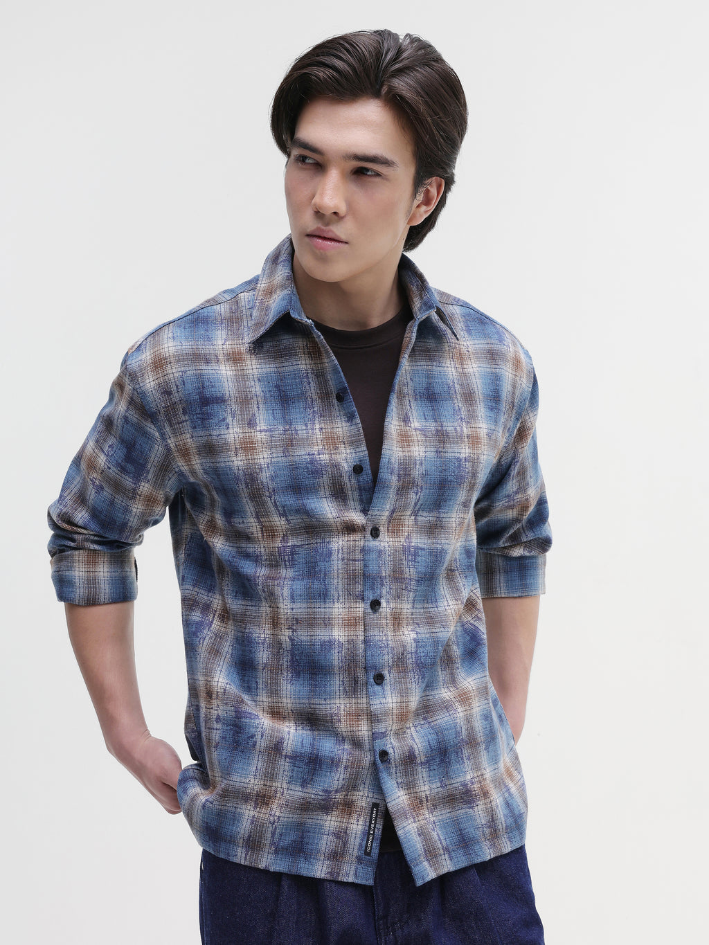 Yarn Dyed checks Regular Fit Shirt