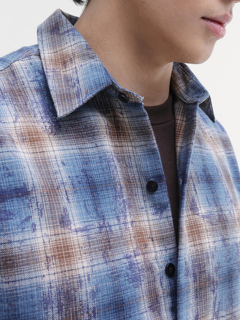 Yarn Dyed checks Regular Fit Shirt