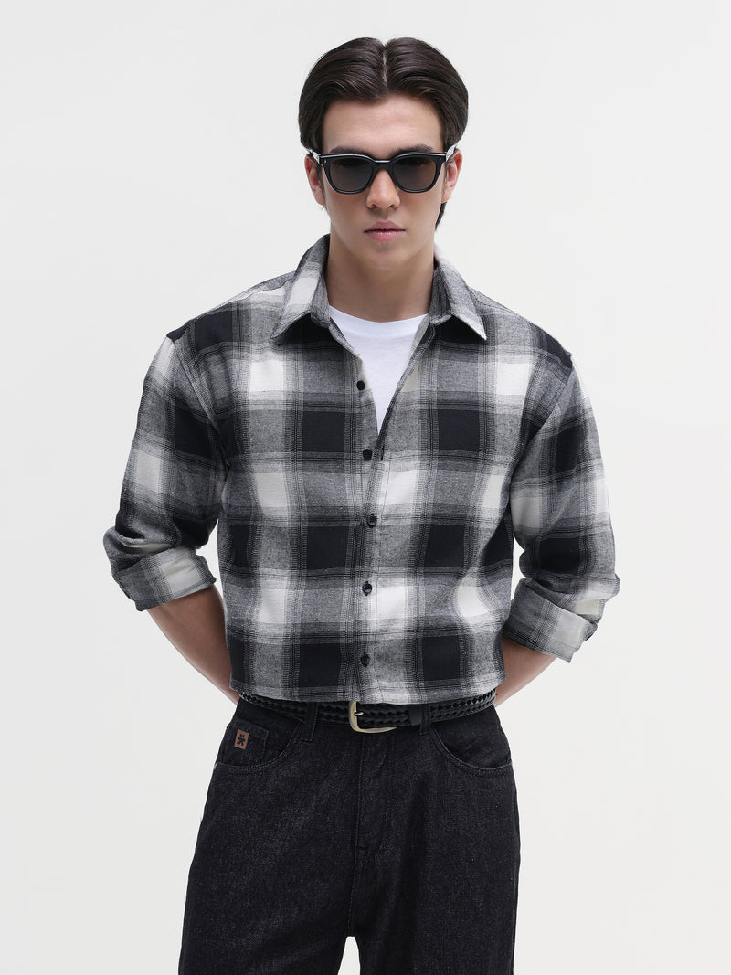 Yarn Dyed checks Regular Fit Shirt