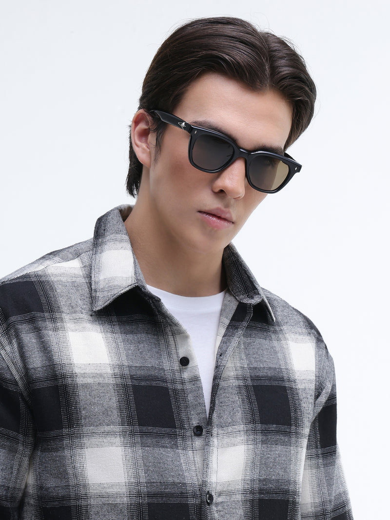 Yarn Dyed checks Regular Fit Shirt