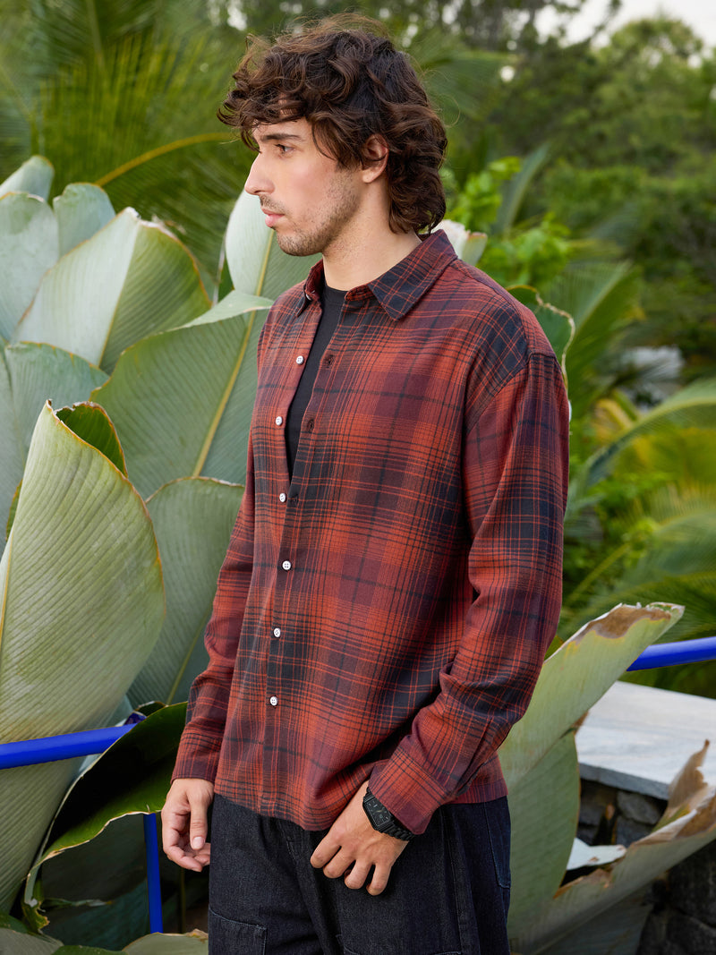 CAHOOT Men's Red Checks Shirt - view 3
