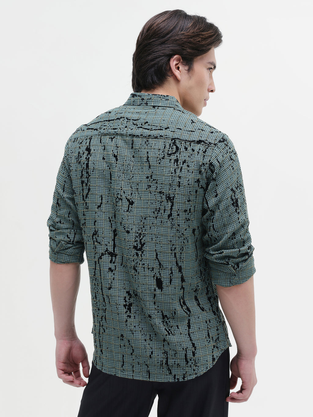 Rubber Print Regular Fit Shirt