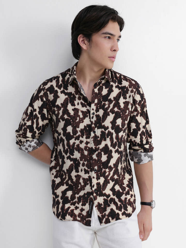 All Over Print Regular Fit Shirt